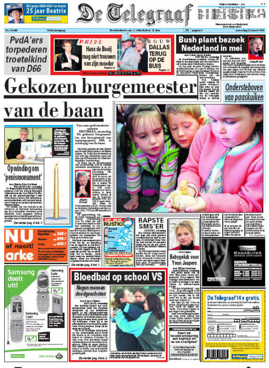 Waterlelie in de Telegraaf!