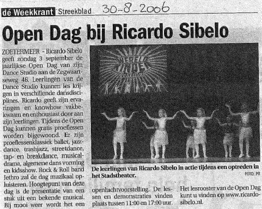 Open Dag Ricardo Sibelo 2006