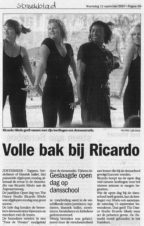 Opendag_Ricardo_Sibelo_2007_Streekblad