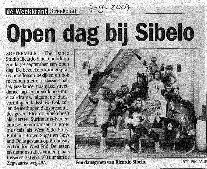 Open_Dag_The_Dance_Studio_Ricardo_Sibelo_2007_Streekblad