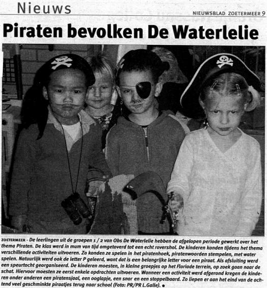 Piratenfeest, Waterlelie